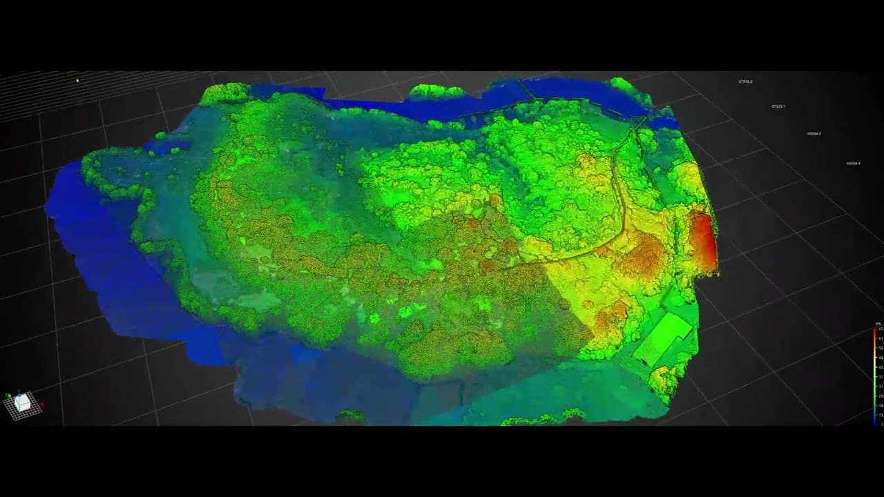 UAV を使った大規模３Dデータ作成
