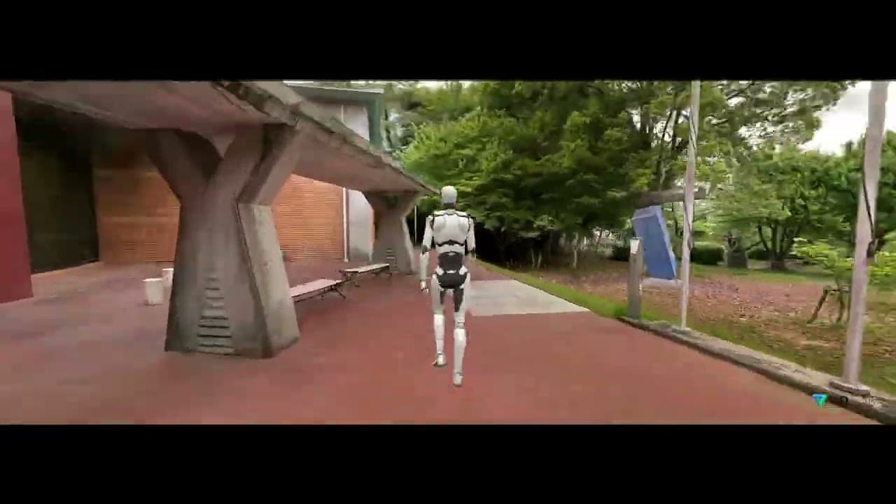 茂原公園をアバターでジョギングしてみました